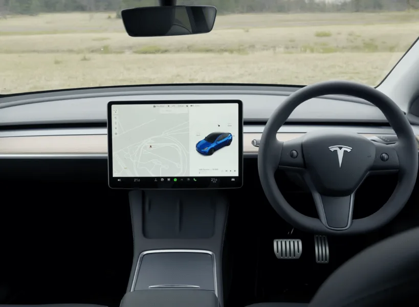 tesla model Y interior design